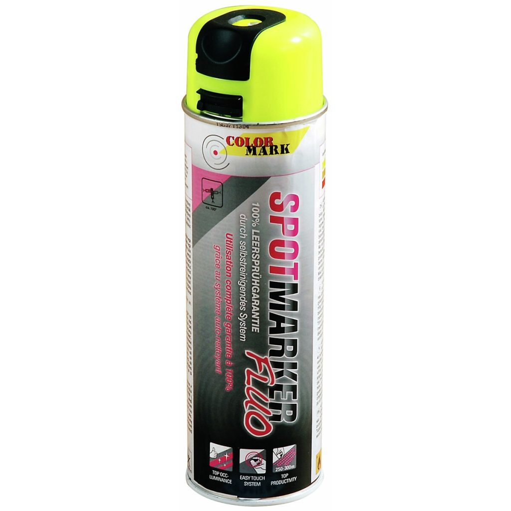 Marķēšanas aerosols 500 ml dzeltens fluor spot