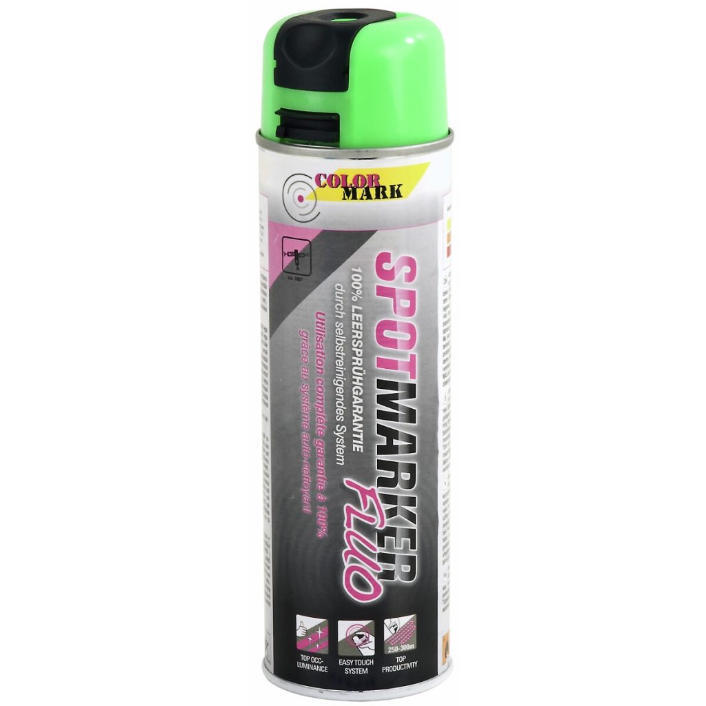 Marķēšanas aerosols 500 ml zaļš fluor spot