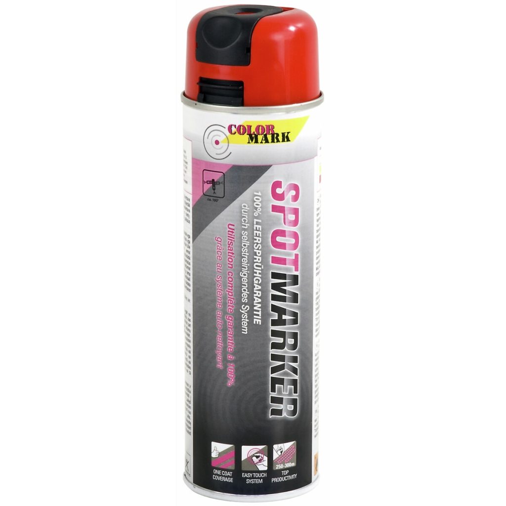 Marķēšanas aerosols 500 ml sarkans fluor spot