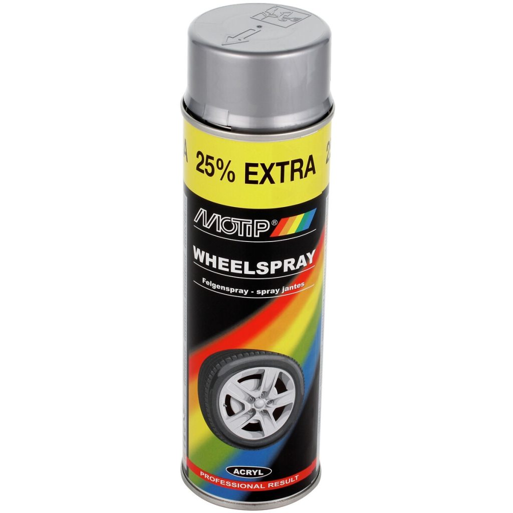 Akrila sudraba krāsas riteņu aerosols 500ml