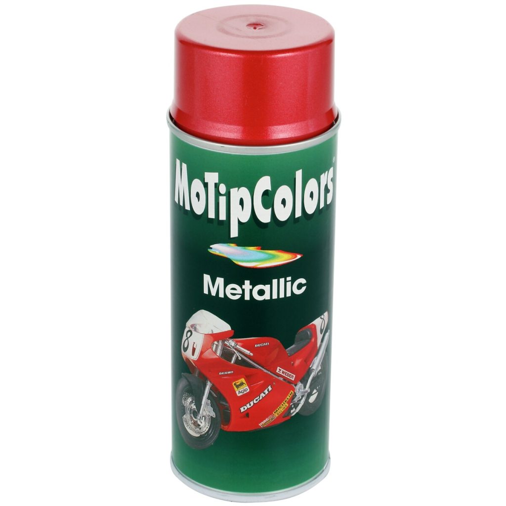 Motip met.shimspray sarkans 400ml