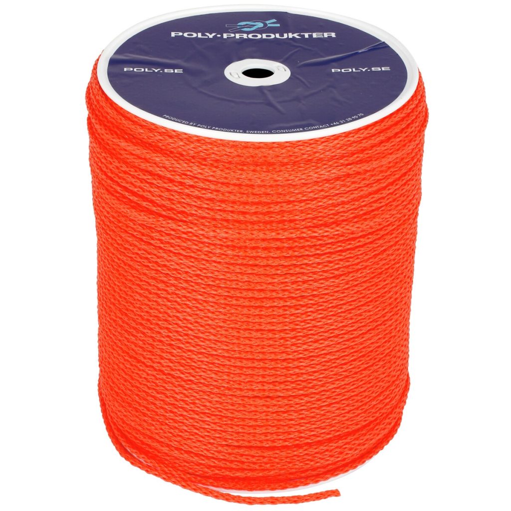 Virve polietilēna 6mm 650m oranža 290kg