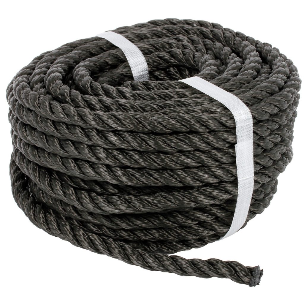 Virve polisoft 10mm 20m melns 1300kg