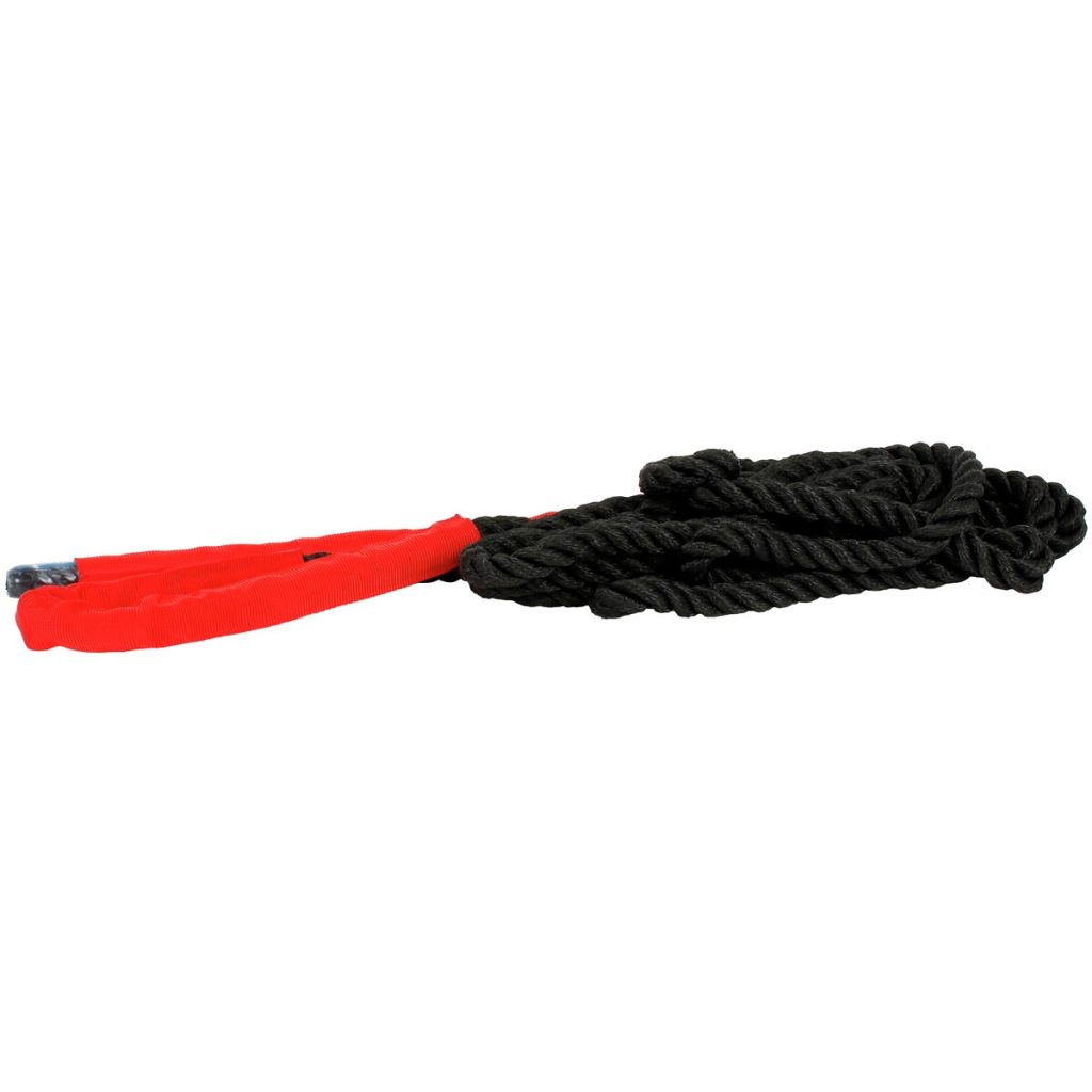 Pietauvošanās aukla elastīga 16mm 6m melns 2800kg