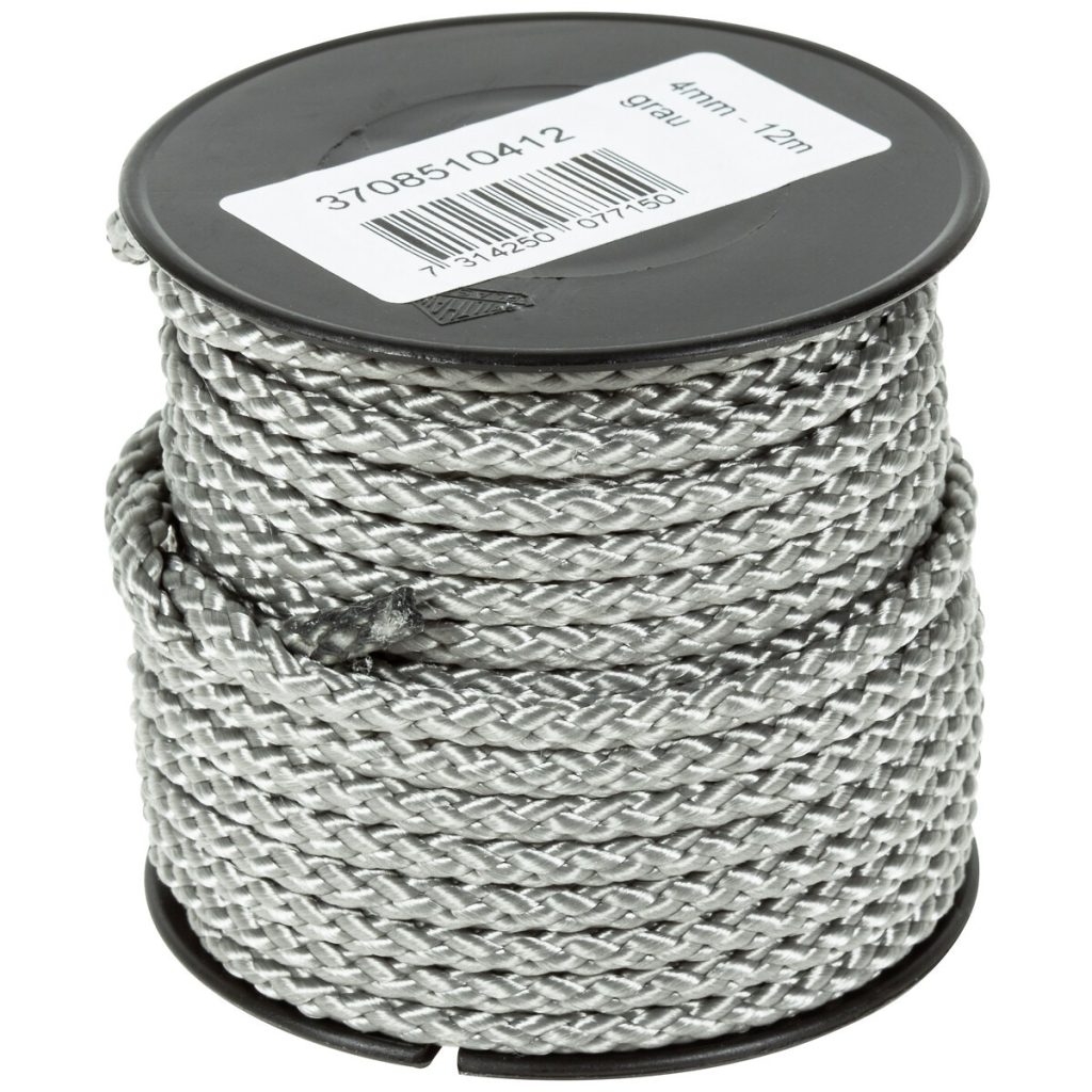 Virve poly-light-8 4mm 12m pelēka