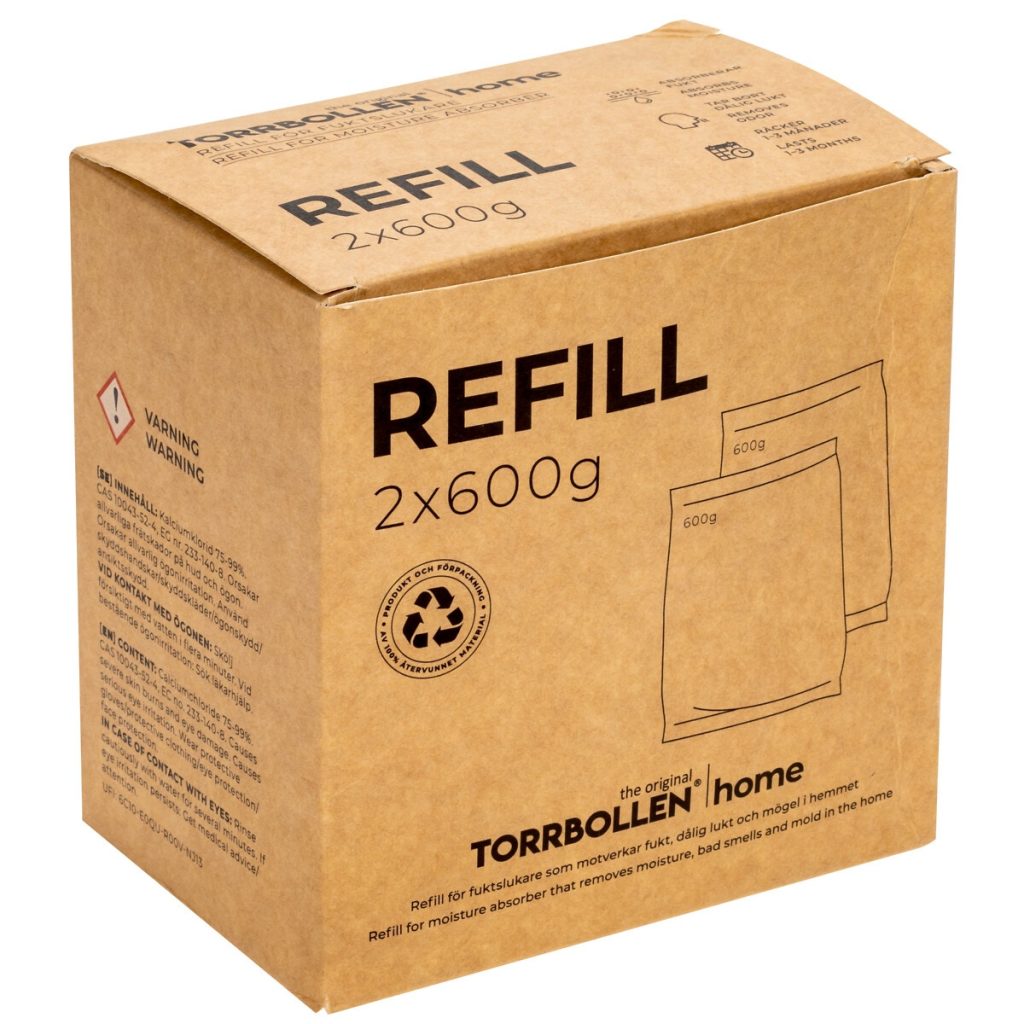Torrbollen mitruma absorbētājs 3 x 450g