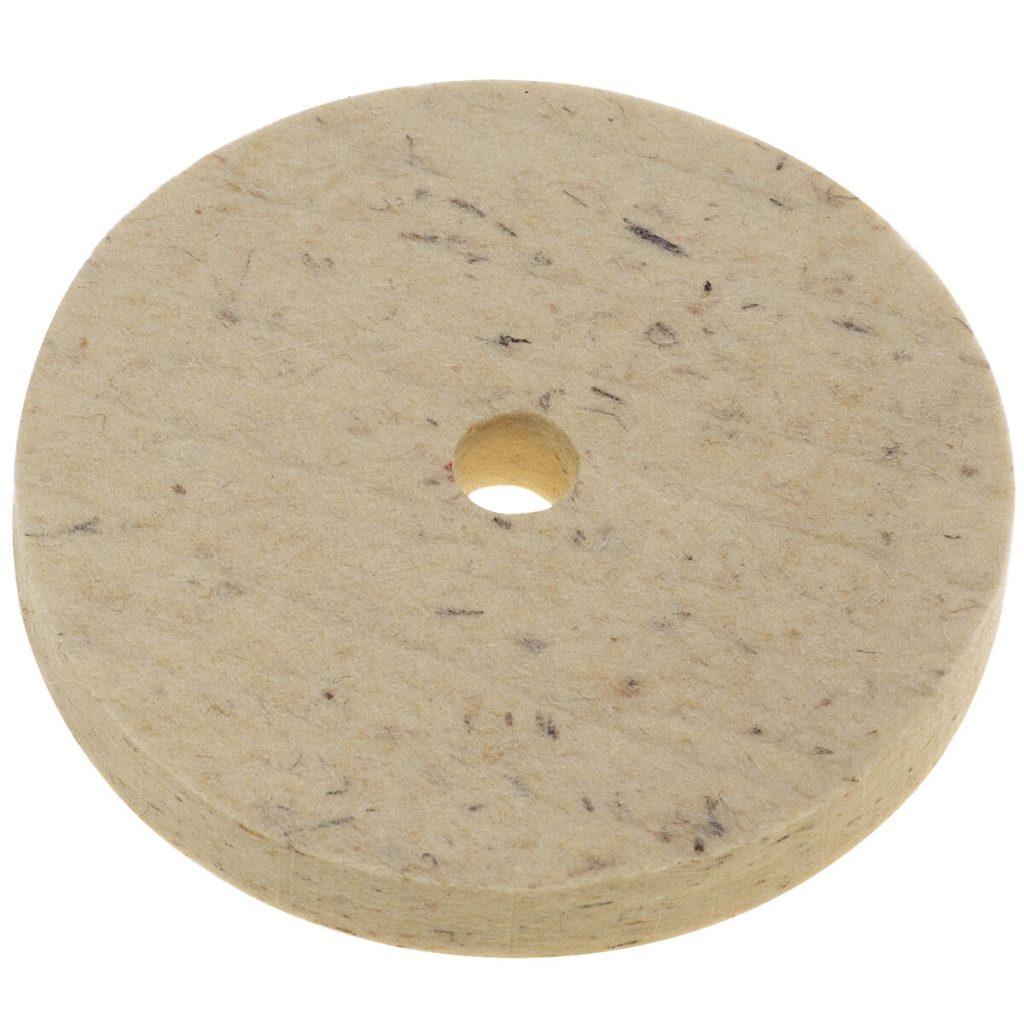 Filca pulēšanas pulēšanas ritenis 125x15x16 mm
