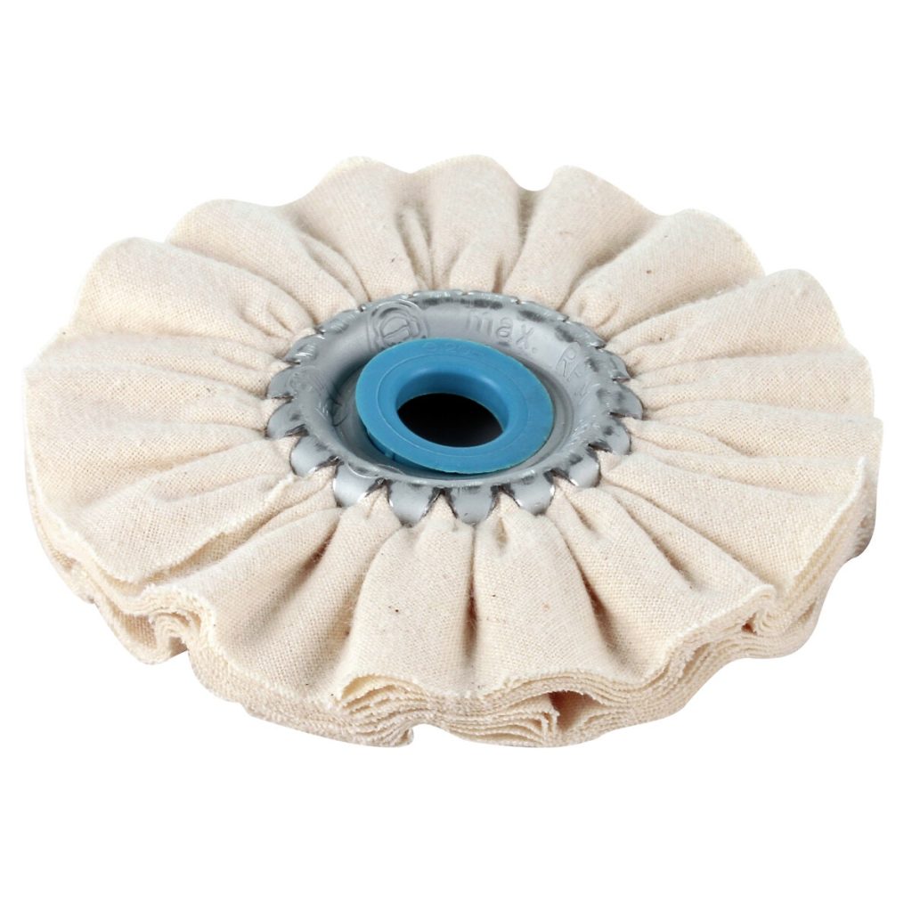 Kokvilnas pulēšanas ritenis 100 mm 20/13 mm