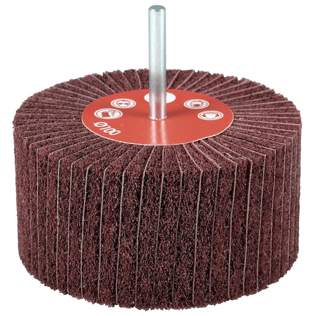 Lāpstiņu apdares ritenis 100x50x6mm p150