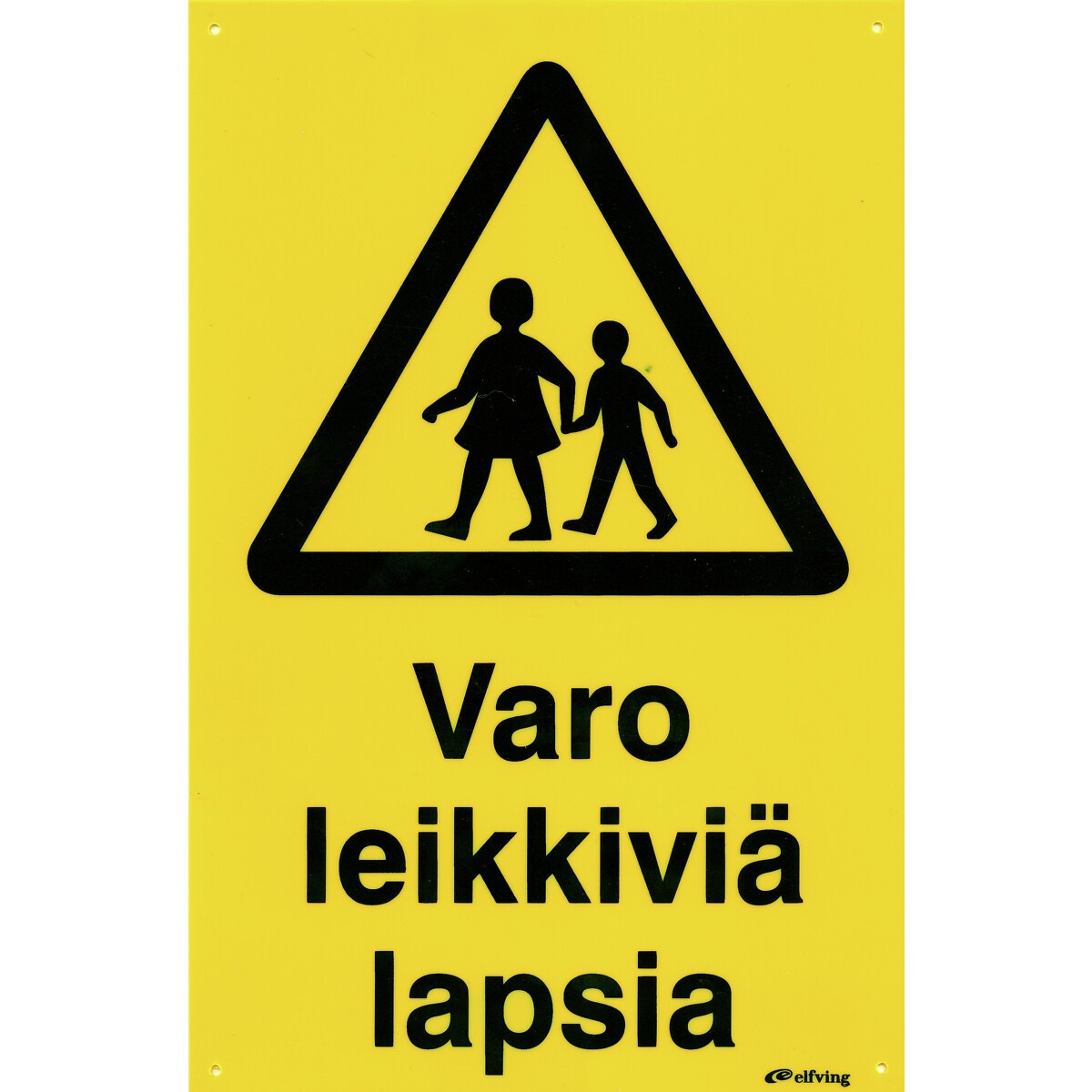 Zīme 200×300 varo leikkiviä lapsia, plastmasas