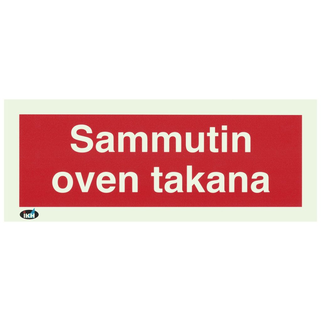 Zīme 200×80 sammutin cepeškrāsns takana, plastmasas