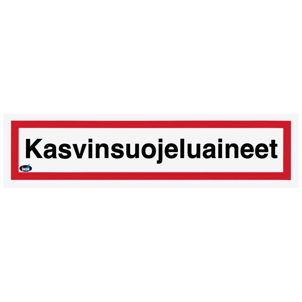 Zīme kasvinsuojeluaineet 200×50 uzlīme