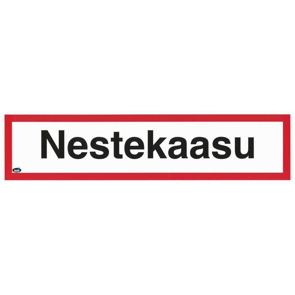 Zīme nestekaasu 400×100