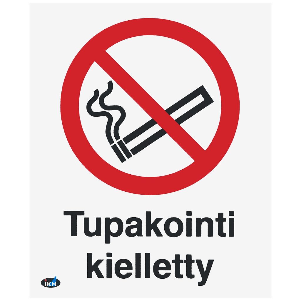 Zīme tupakointi kielletty 80×100 uzlīme