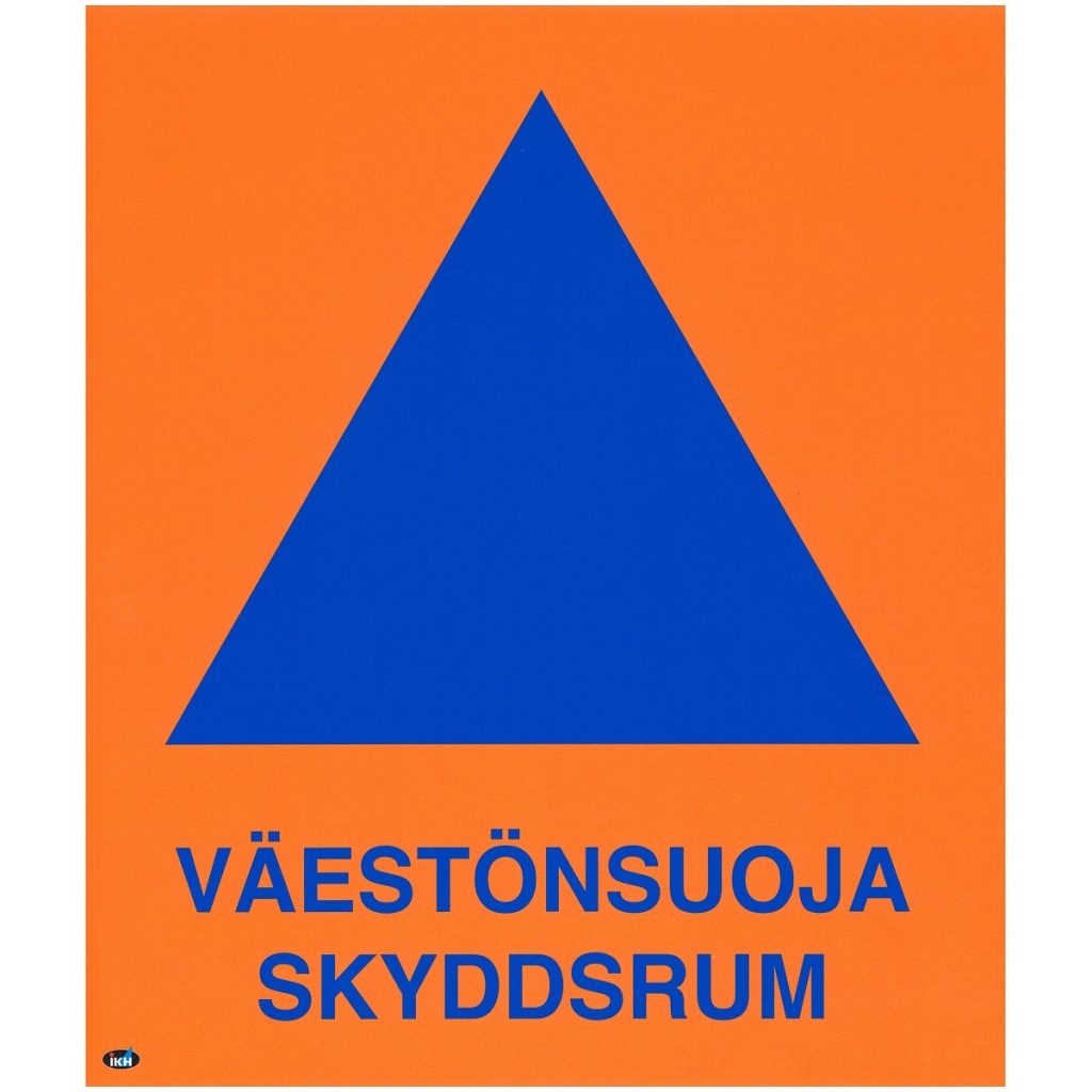 Zīmes pretgaisa patversmes 300×350 uzlīme