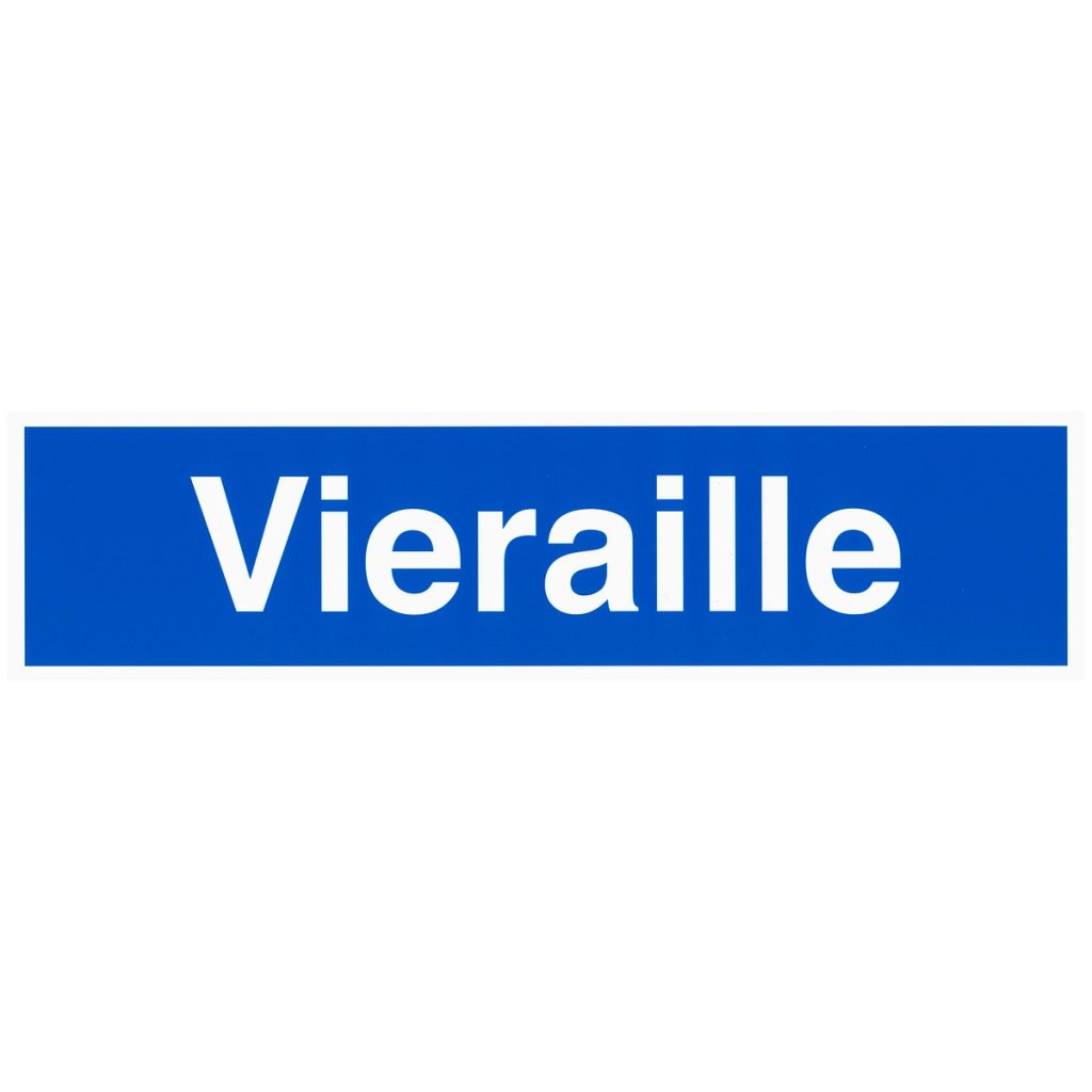 Zīme priekš viesa 400×100 alu