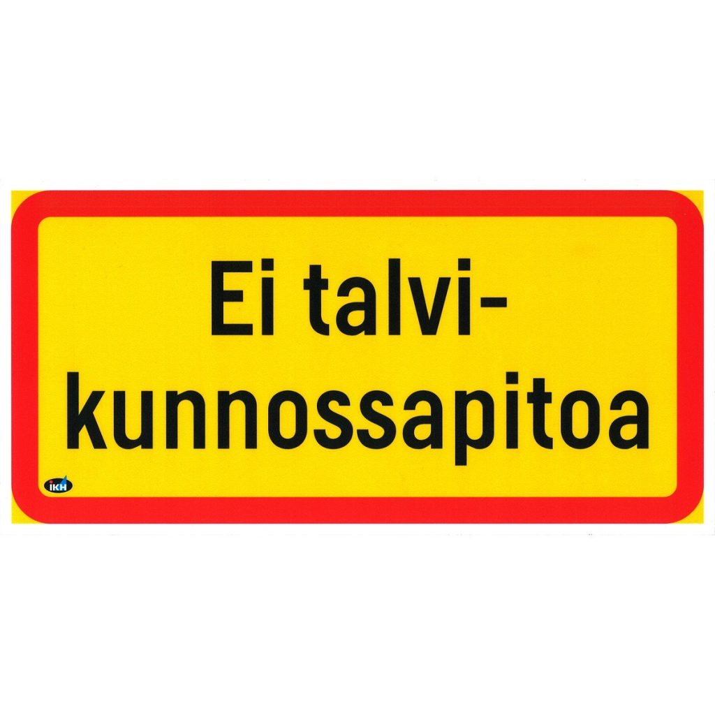 ZĪME EI TALVIKUNNOSSAPITOA PLASTMASA 300X150