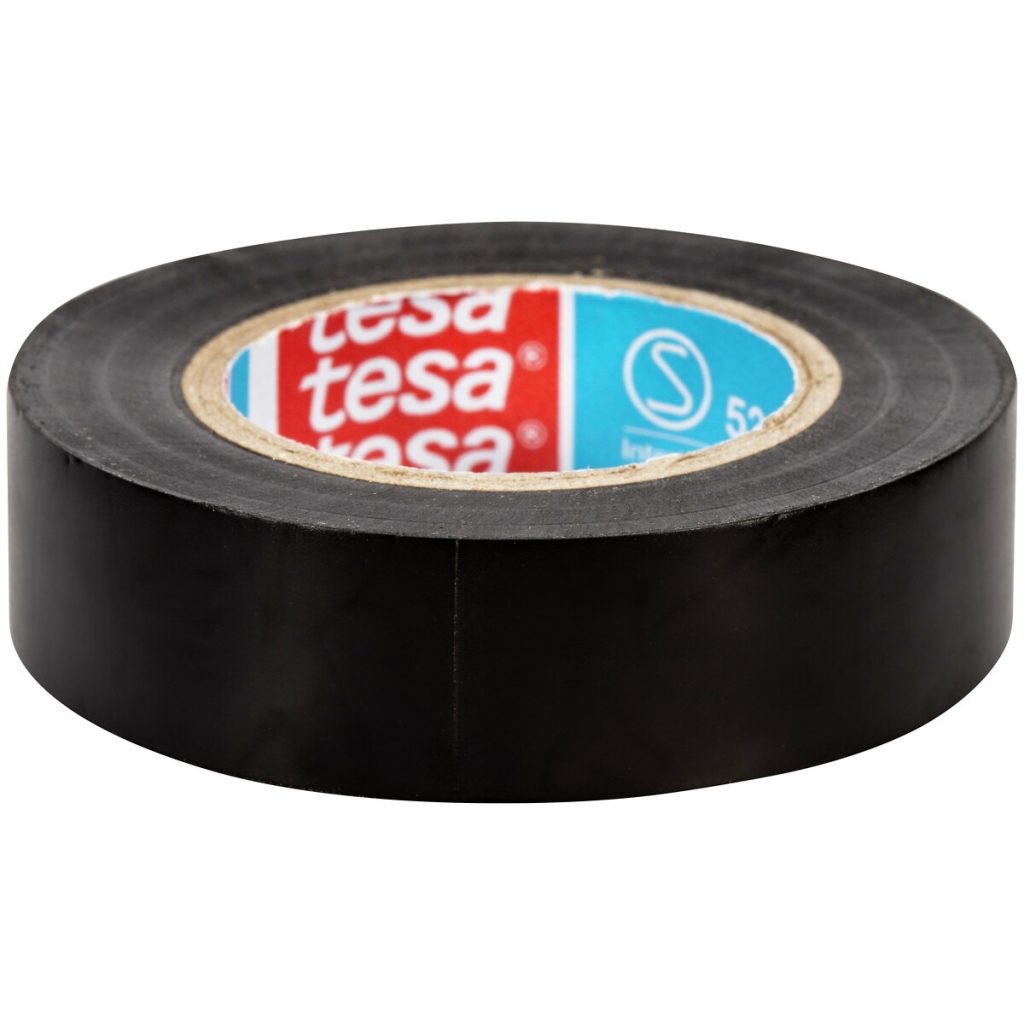 Izolācijas lenta Tesaflex 53988, melna, 15 mm, 10 m