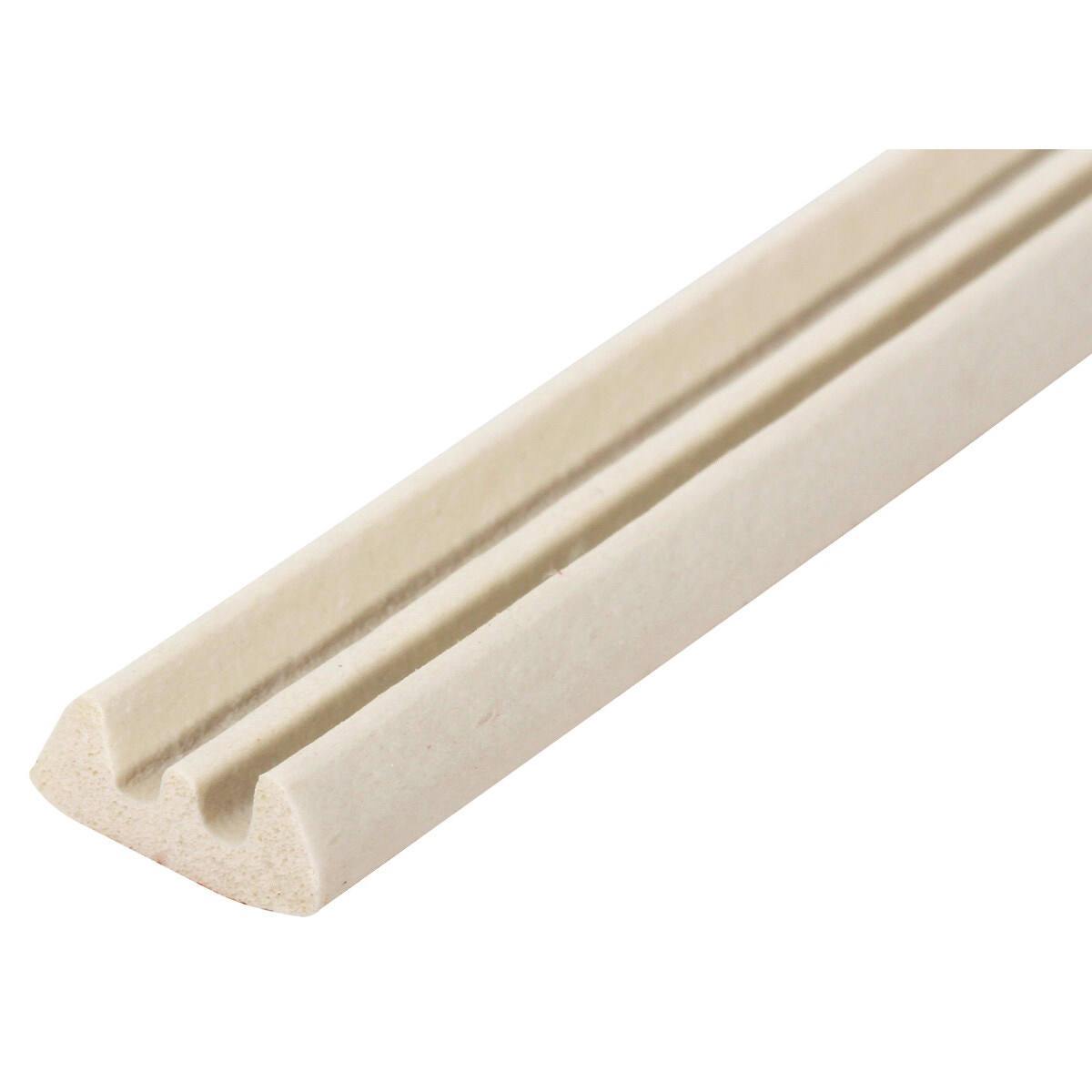 Logu blīvējuma lente (E-profils), 25 m, 9 × 4 mm, balta