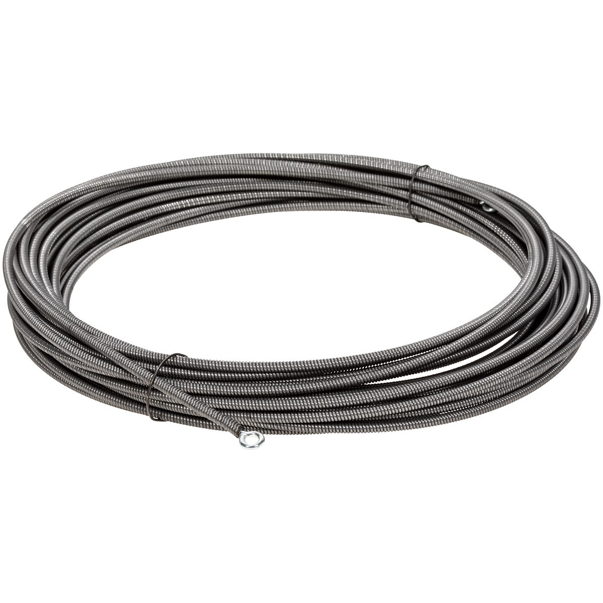 Spirālveida spriegošanas atsperu trosīte, pastiprināta, 4,3 mm × 20 m