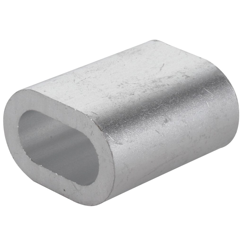 Presējamās klipšu uzmavas 12 mm, alumīnija, 10 gab.