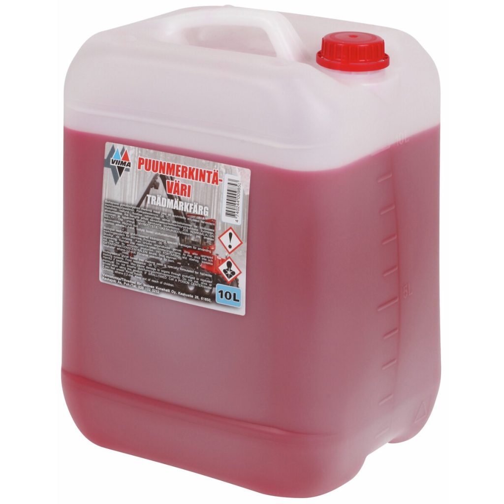 Ražas novākšanas marķējuma krāsa sarkans 10l