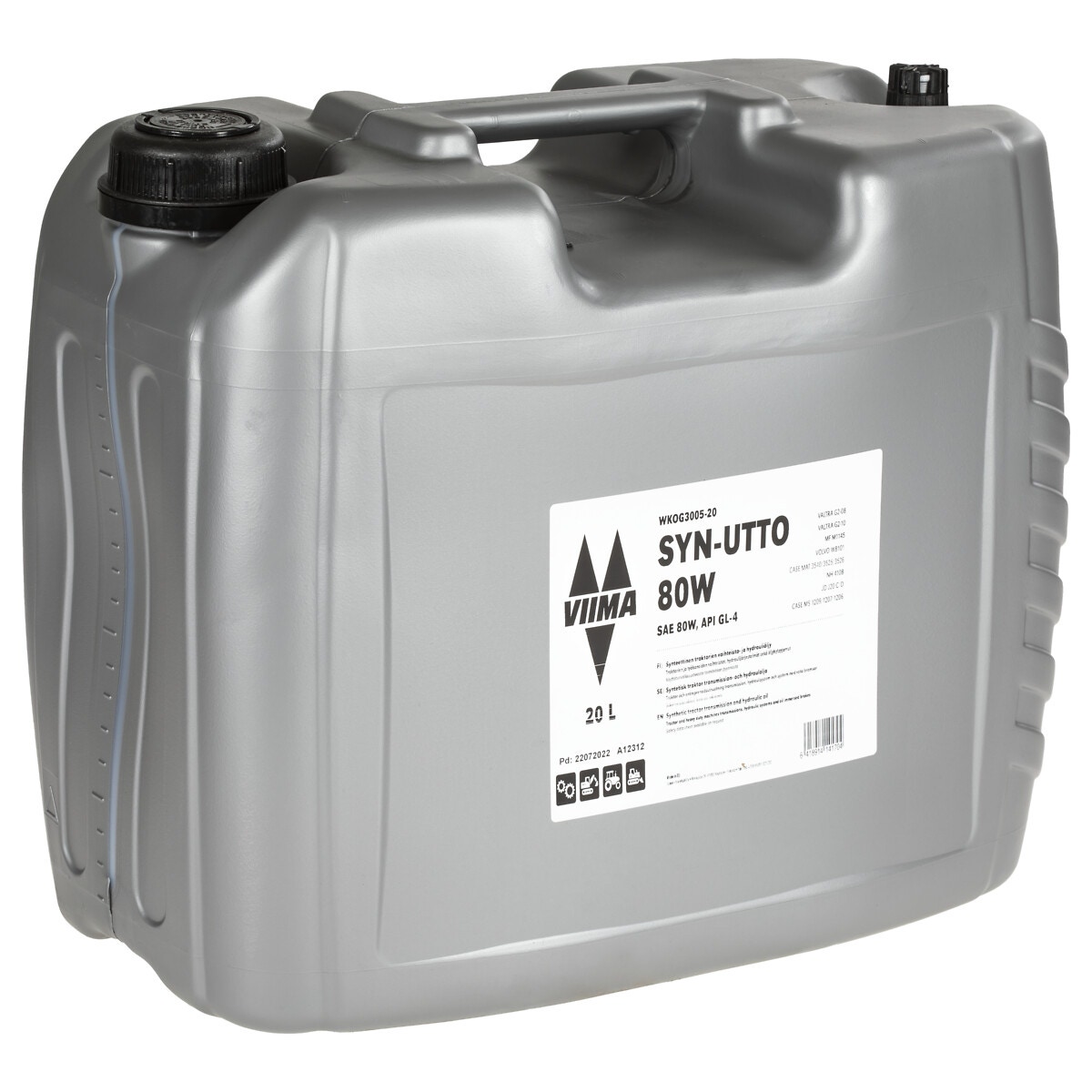 Viima syn-utto 80w 20l api gl-4 5w-30