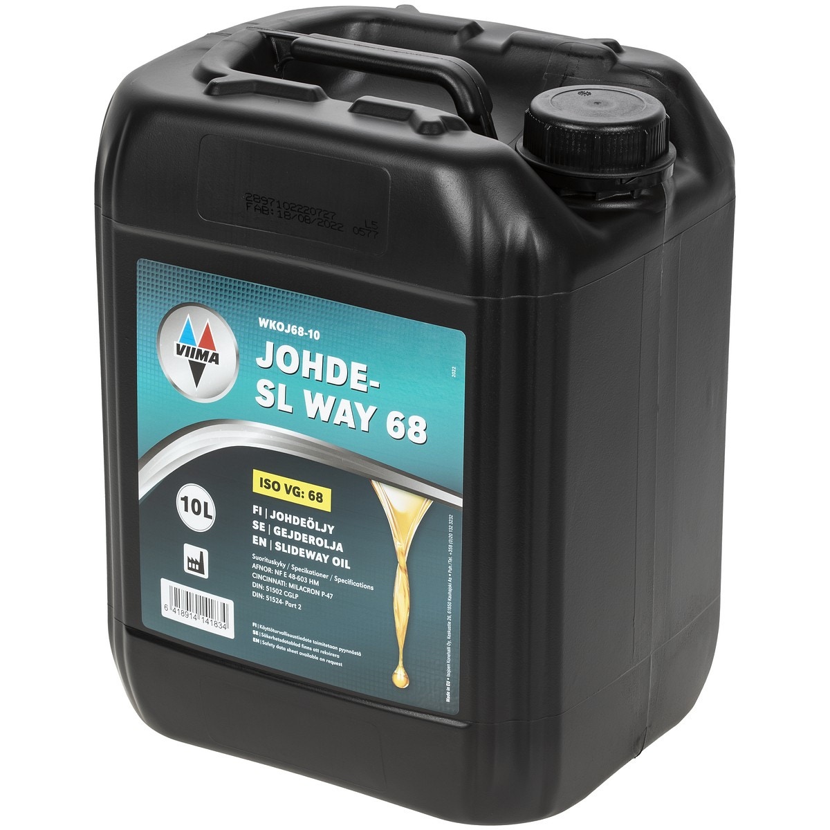 Slaidu eļļa iso vg 68 10l
