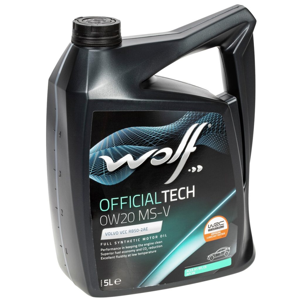 Wolf officialtech 0w-20 ms-v 5l