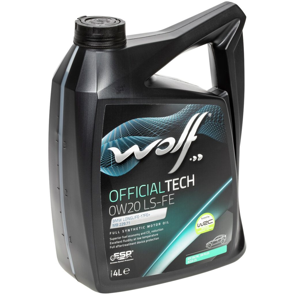 Wolf officialtech 0w-20 ls-fe 4l