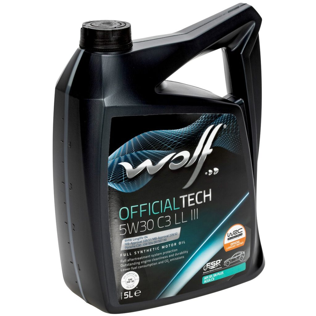 Wolf officialtech 5w-30 c3 ll iii 5l