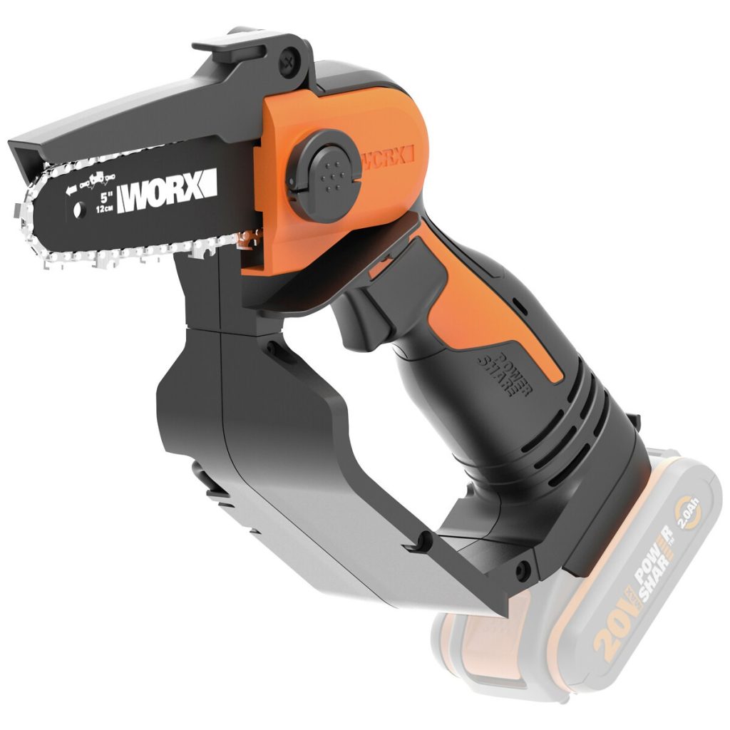 Ķēdes zāģis ar vienu roku 20v 12 cm korpuss