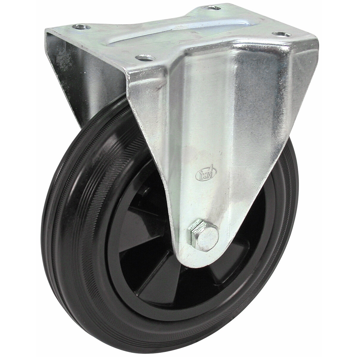 FIKSĒTS CEĻA RITENIS 160 MM MELNS