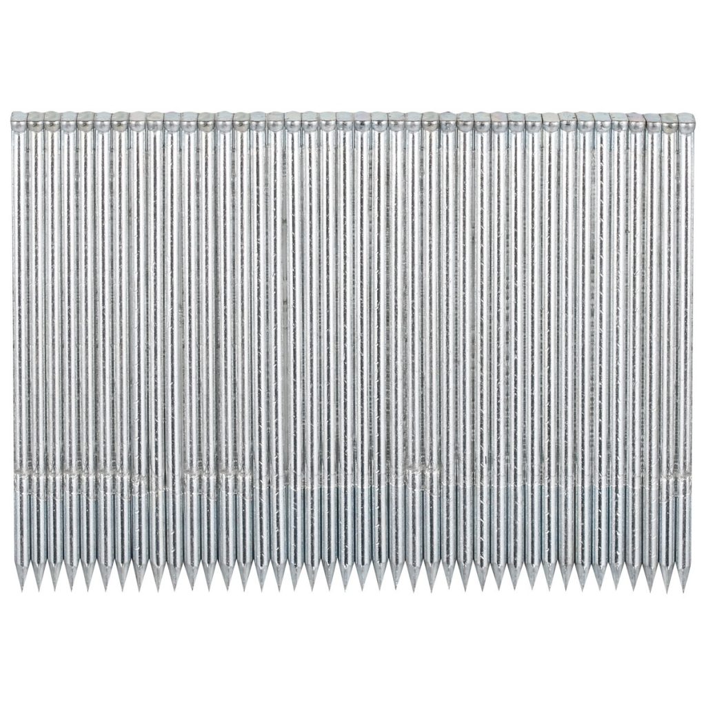 Tērauda nagla 2,2×64 1000gab cinka galvanizēta.