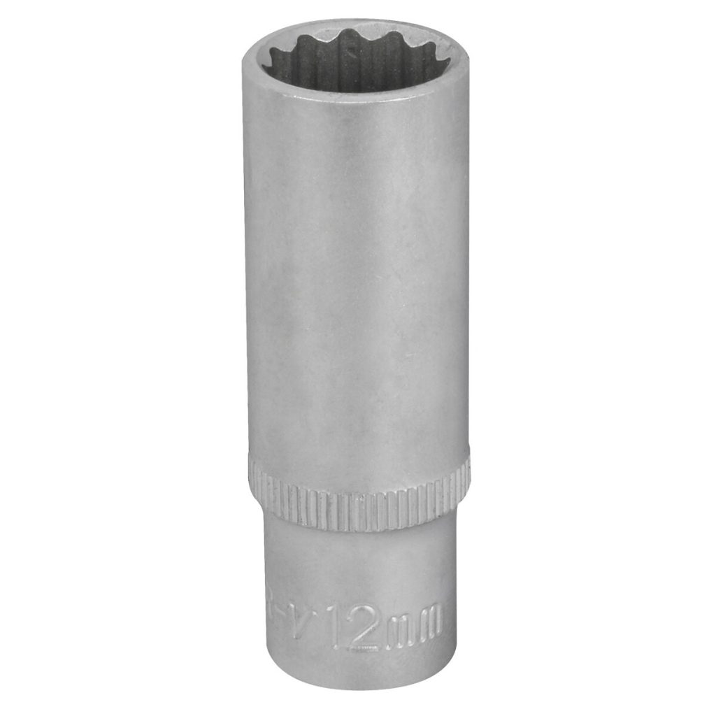 MUCIŅA 1/4" 12PT M12 GARA (50 MM)