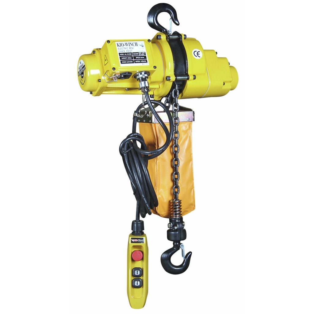 Ķēdes pacēlājs 500kg 6m 220/240v 1400w
