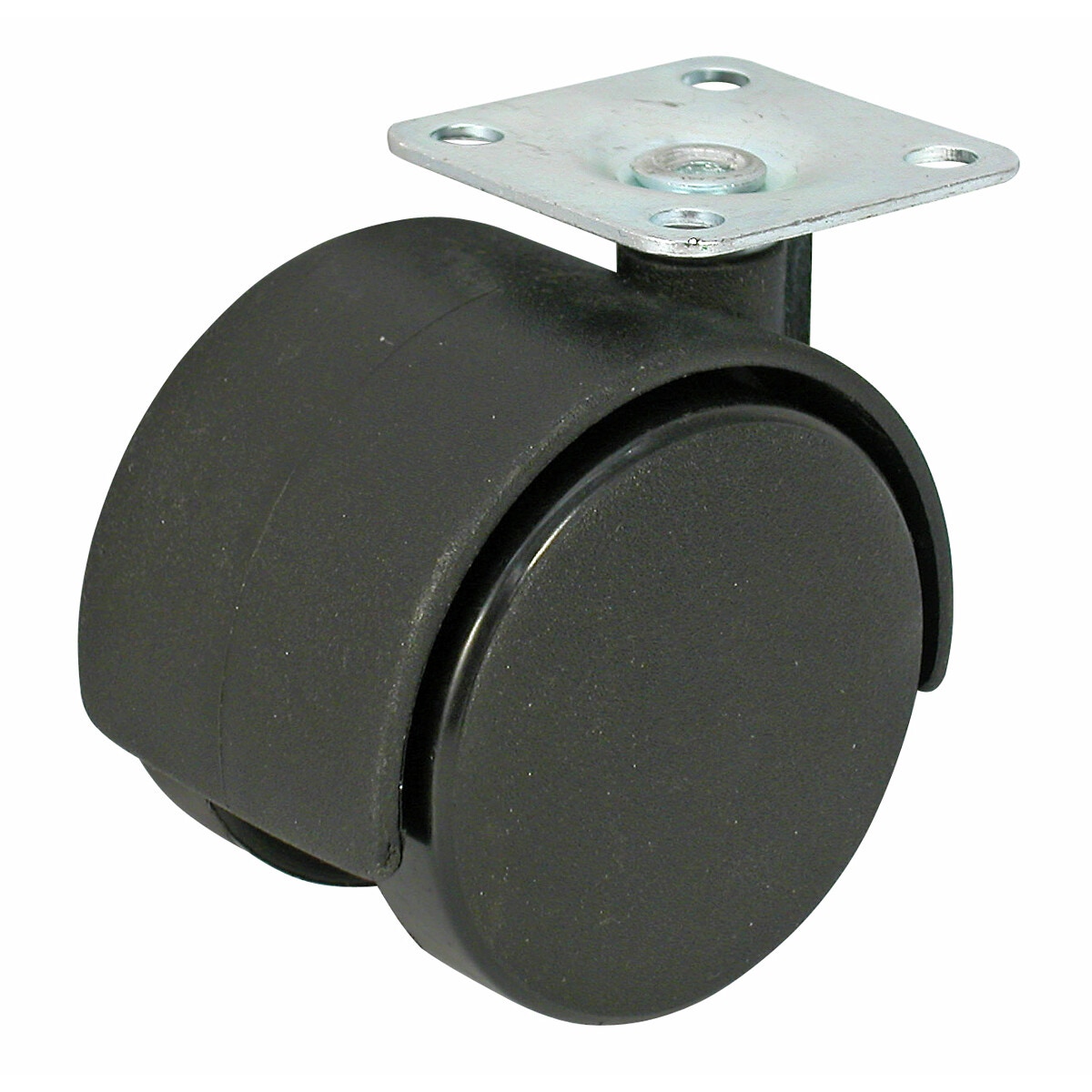 MĒBEĻU RITENIS 40MM 4GAB PLASTMASA/PLĀKSNE