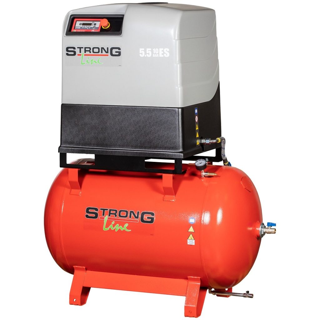 SKRŪVES KOMPRESORS AR ŽĀVĒTĀJU 270L 705L 10BAR