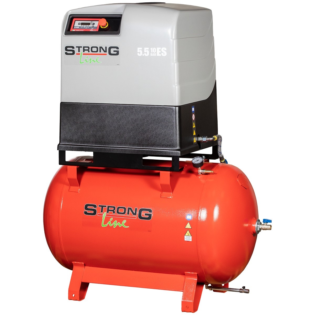 SKRŪVES KOMPRESORS AR ŽĀVĒTĀJU 270L 705L 10BAR