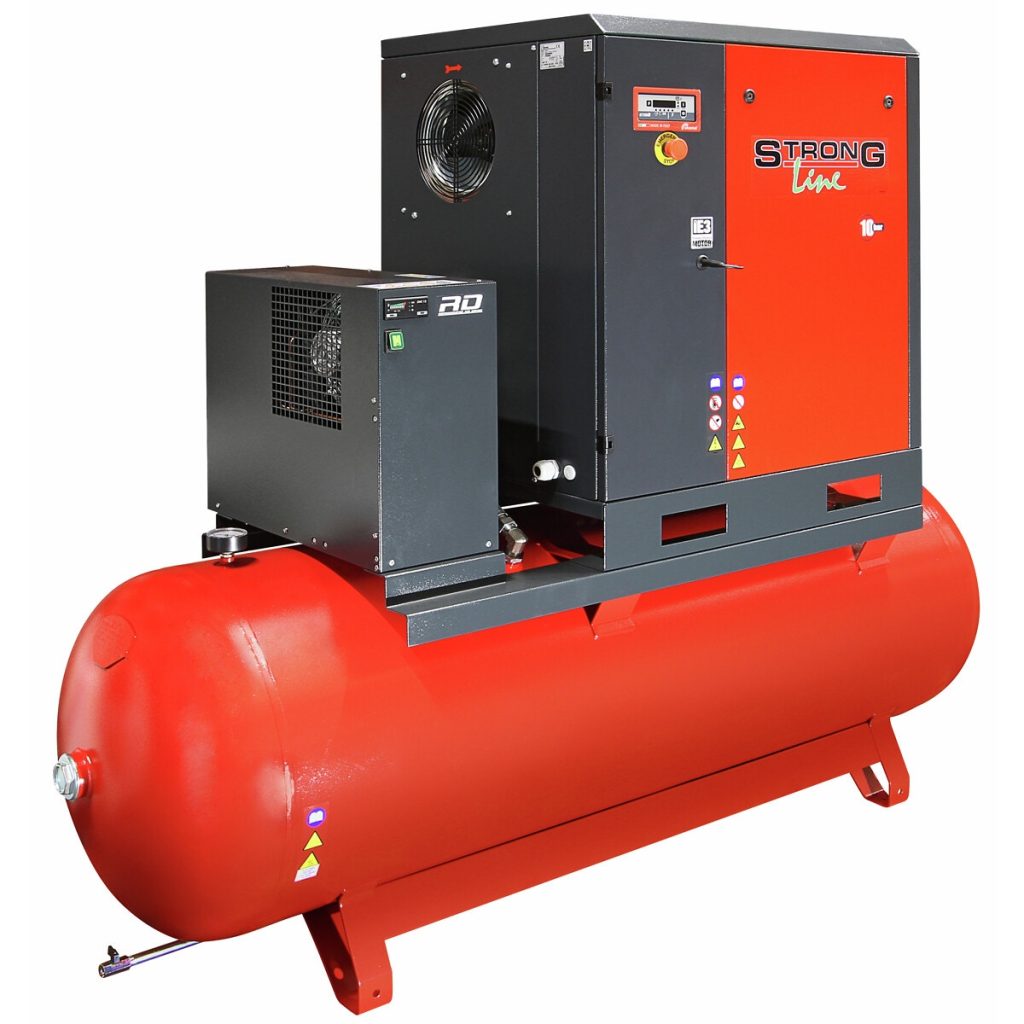 Skrūves kompresors w.žāvētājs 500l 2050l 10bar