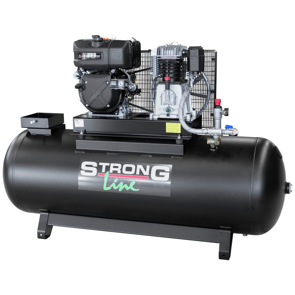 Kompresors dīzeļa 945l/500l ld 10hp