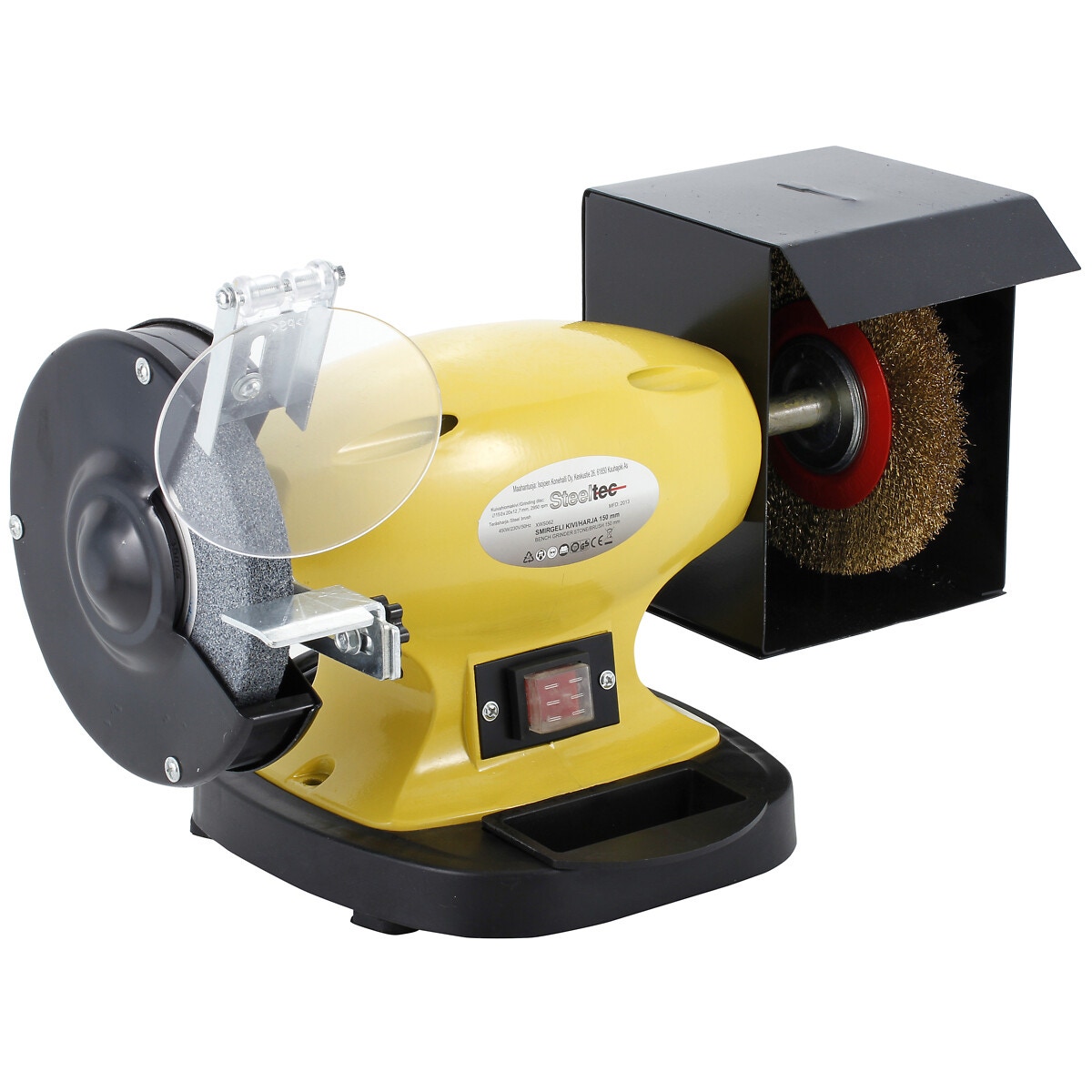 GALDA SLĪPMAŠĪNA AKMEŅU/SKALDĀMO AKMEŅU SLĪPMAŠĪNA 150 MM 230 V