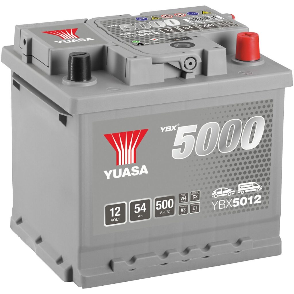 AKUMULATORS YUASA 54AH -+ 207X175X190