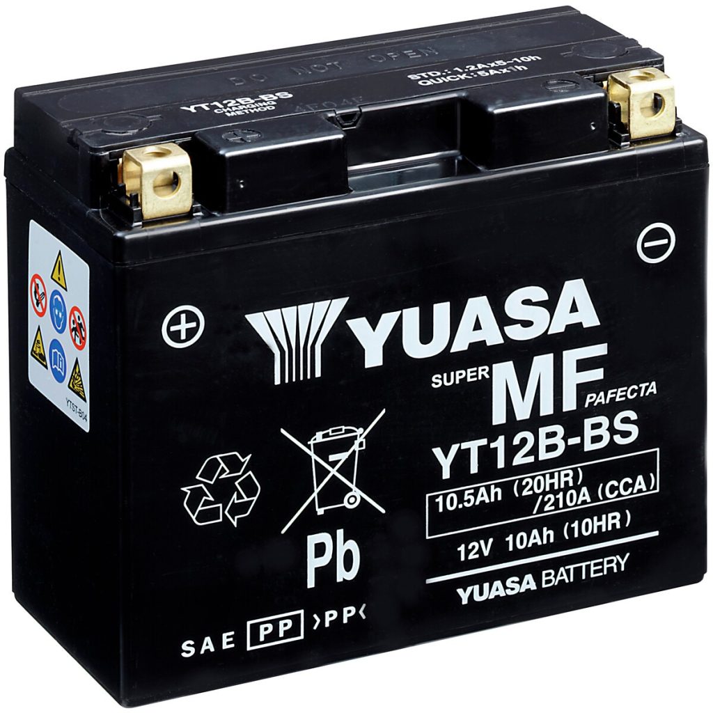 AKUMULATORS YUASA MC 10,5AH AGM +- 150X69X130