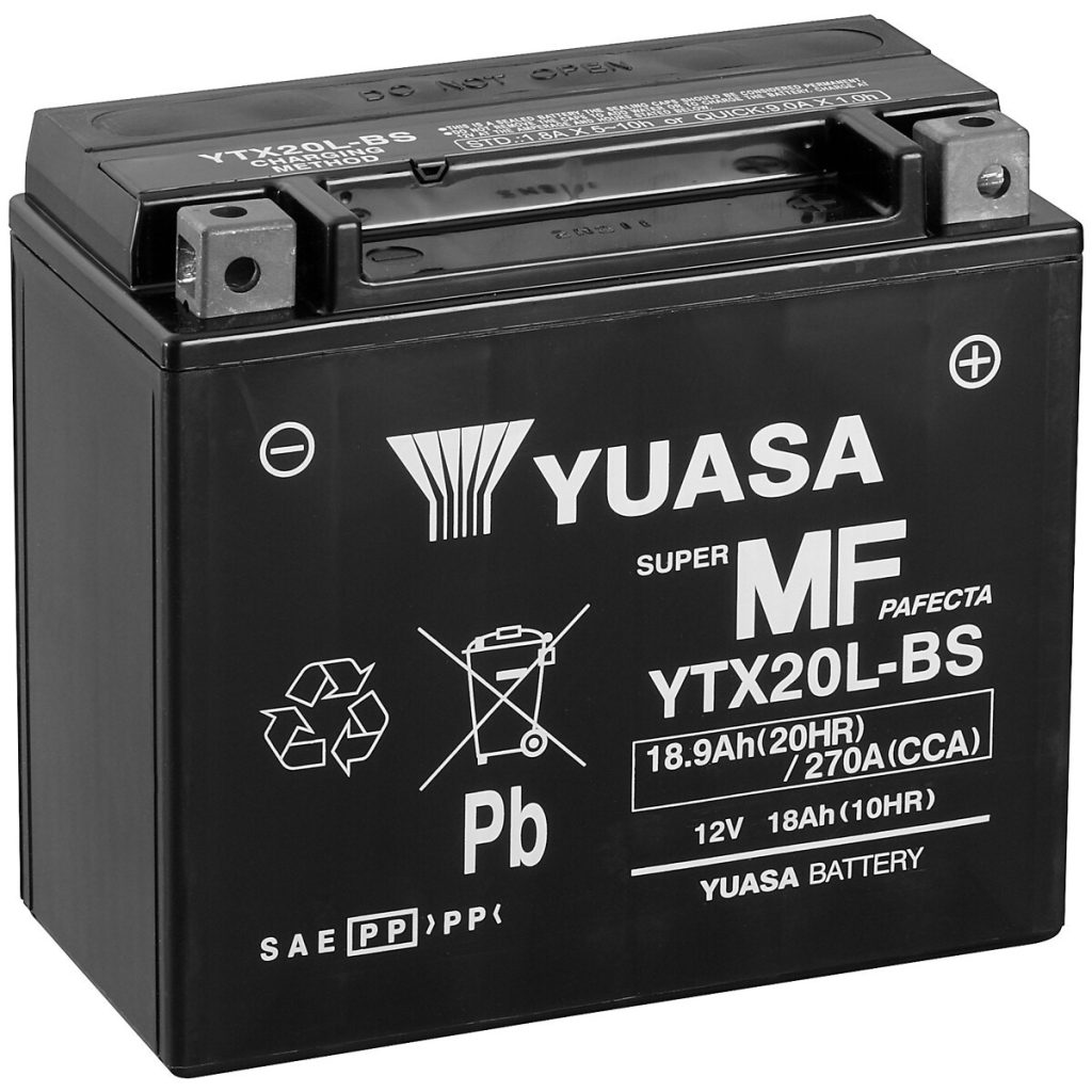 AKUMULATORS YUASA MC 18,9AH AGM -+ 175X87X155